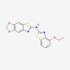 N-(4-ethoxy-1,3-benzothiazol-2-yl)-[1,3]dioxolo[4,5-f][1,3]benzothiazol-6-amine