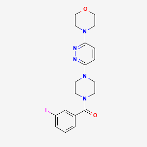 (3-Iodophenyl)(4-(6-morpholinopyridazin-3-yl)piperazin-1-yl)methanone