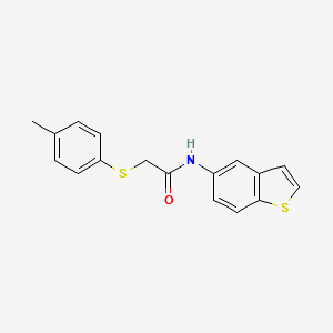 N-(benzo[b]thiophen-5-yl)-2-(p-tolylthio)acetamide