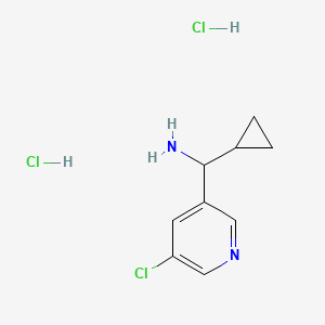 (5-Chloropyridin-3-yl)(cyclopropyl)methanamine dihydrochloride