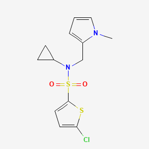 5-chloro-N-cyclopropyl-N-((1-methyl-1H-pyrrol-2-yl)methyl)thiophene-2-sulfonamide