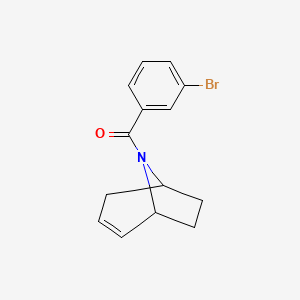 (1R,5S)-8-azabicyclo[3.2.1]oct-2-en-8-yl(3-bromophenyl)methanone
