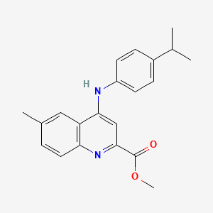5-bromo-N-(4-chlorophenyl)-1-propionylindoline-6-sulfonamide