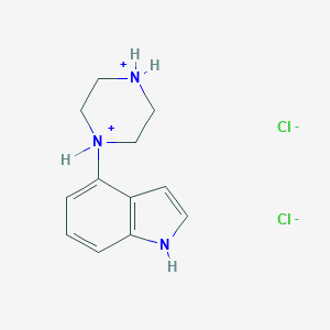 molecular formula C12H17Cl2N3 B029691 4-(哌嗪-1-基)-1H-吲哚二盐酸盐 CAS No. 255714-24-0