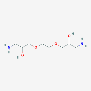 molecular formula C8H20N2O4 B2969119 1-Amino-3-[2-(3-amino-2-hydroxypropoxy)ethoxy]propan-2-ol CAS No. 4454-09-5