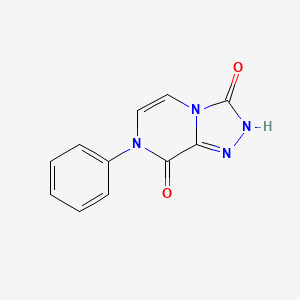 7-phenyl-2H-[1,2,4]triazolo[4,3-a]pyrazine-3,8-dione