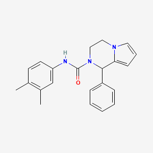 N-(3,4-dimethylphenyl)-1-phenyl-3,4-dihydropyrrolo[1,2-a]pyrazine-2(1H)-carboxamide