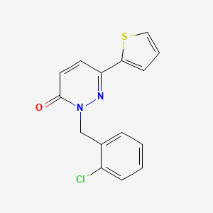 2-(2-chlorobenzyl)-6-(thiophen-2-yl)pyridazin-3(2H)-one