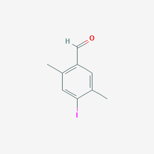 molecular formula C9H9IO B2969167 4-Iodo-2,5-dimethylbenzaldehyde CAS No. 2126161-54-2