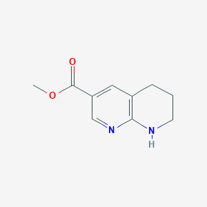 molecular formula C10H12N2O2 B2969170 Methyl 5,6,7,8-tetrahydro-1,8-naphthyridine-3-carboxylate CAS No. 1824608-59-4