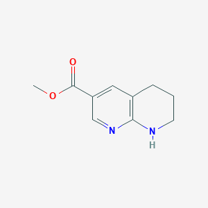 molecular formula C10H12N2O2 B2969170 5,6,7,8-四氢-1,8-萘啶-3-甲酸甲酯 CAS No. 1824608-59-4