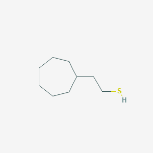 molecular formula C9H18S B2969171 2-Cycloheptylethane-1-thiol CAS No. 1936367-33-7