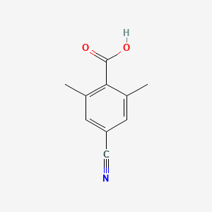 molecular formula C10H9NO2 B2969210 4-Cyano-2,6-dimethylbenzoic acid CAS No. 306297-19-8