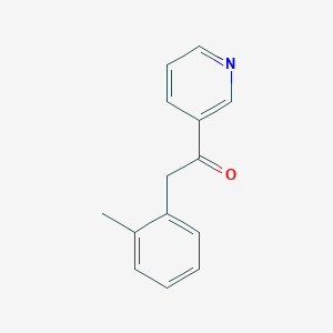 1-(Pyridin-3-YL)-2-O-tolylethanone