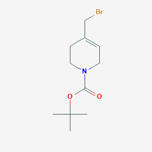 molecular formula C11H18BrNO2 B2969259 tert-butyl 4-(bromomethyl)-3,6-dihydro-2H-pyridine-1-carboxylate CAS No. 1352724-25-4