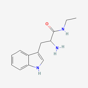 molecular formula C13H17N3O B2969270 2-amino-N-ethyl-3-(1H-indol-3-yl)propanamide CAS No. 1214832-52-6