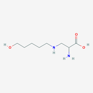 2-Amino-3-(5-hydroxypentylamino)propanoic acid