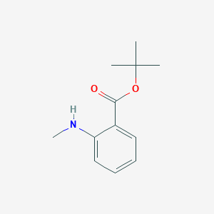 molecular formula C12H17NO2 B2969311 2-(甲基氨基)苯甲酸叔丁酯 CAS No. 121506-08-9