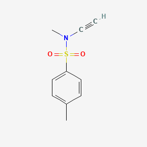 molecular formula C10H11NO2S B2969321 N-ethynyl-N,4-dimethylbenzenesulfonamide CAS No. 1005500-75-3