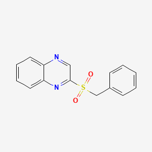 molecular formula C15H12N2O2S B2969334 2-(苄基磺酰)喹喔啉 CAS No. 123798-48-1