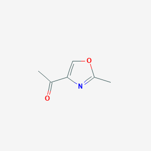 molecular formula C6H7NO2 B2969337 1-(2-Methyloxazol-4-yl)ethanone CAS No. 81740-16-1