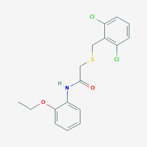 molecular formula C17H17Cl2NO2S B296934 2-[(2,6-dichlorobenzyl)sulfanyl]-N-(2-ethoxyphenyl)acetamide 