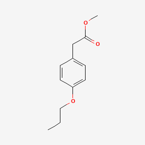 molecular formula C12H16O3 B2969381 4-Propoxy-benzeneacetic acid methyl ester CAS No. 29056-04-0