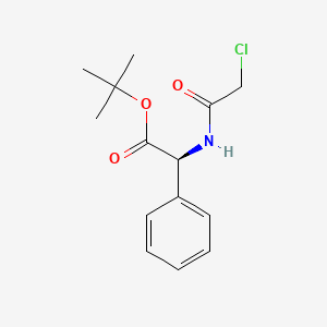 tert-butyl (2S)-2-(2-chloroacetamido)-2-phenylacetate