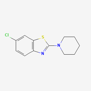 molecular formula C12H13ClN2S B2969448 6-Chloro-2-(piperidin-1-yl)benzo[d]thiazole CAS No. 51482-97-4