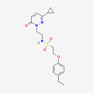 N-(2-(3-cyclopropyl-6-oxopyridazin-1(6H)-yl)ethyl)-2-(4-ethylphenoxy)ethanesulfonamide
