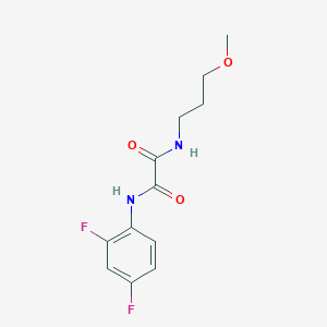 molecular formula C12H14F2N2O3 B2969462 N'-(2,4-二氟苯基)-N-(3-甲氧基丙基)草酰胺 CAS No. 886900-33-0