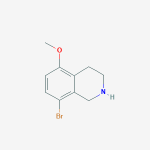 molecular formula C10H12BrNO B2969478 8-Bromo-5-methoxy-1,2,3,4-tetrahydroisoquinoline CAS No. 392660-50-3