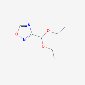 molecular formula C7H12N2O3 B2969491 3-(二乙氧基甲基)-1,2,4-恶二唑 CAS No. 1240605-76-8