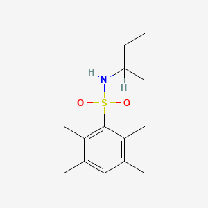 molecular formula C14H23NO2S B2969503 N-butan-2-yl-2,3,5,6-tetramethylbenzenesulfonamide CAS No. 886124-51-2