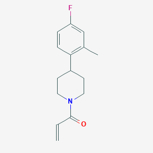1-[4-(4-Fluoro-2-methylphenyl)piperidin-1-yl]prop-2-en-1-one