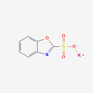 molecular formula C7H4KNO4S B2969566 1,3-苯并恶唑-2-磺酸钾 CAS No. 4694-88-6