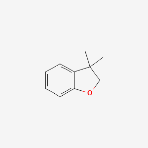 molecular formula C10H12O B2969581 3,3-Dimethyl-2,3-dihydrobenzofuran CAS No. 13524-78-2