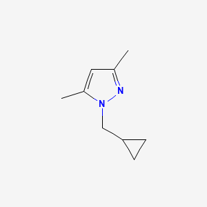 molecular formula C9H14N2 B2969589 1-(Cyclopropylmethyl)-3,5-dimethylpyrazole CAS No. 1342427-10-4