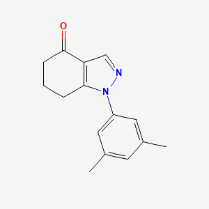 molecular formula C15H16N2O B2969620 1-(3,5-Dimethylphenyl)-6,7-dihydro-1H-indazol-4(5H)-one CAS No. 499206-28-9