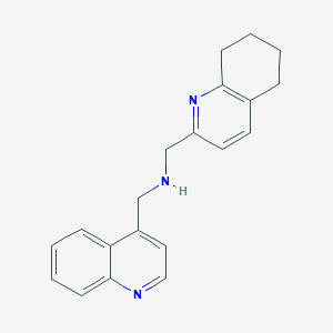 molecular formula C20H21N3 B2969726 N-(Quinolin-4-ylmethyl)-1-(5,6,7,8-tetrahydroquinolin-2-yl)methanamine CAS No. 2138078-32-5
