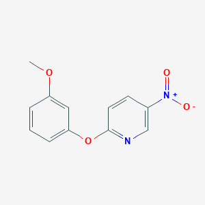 molecular formula C12H10N2O4 B2969749 2-(3-Methoxyphenoxy)-5-nitropyridine CAS No. 307309-23-5