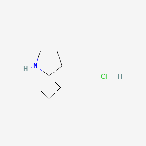 molecular formula C7H14ClN B2969777 5-Azaspiro[3.4]octane hydrochloride CAS No. 2126159-45-1