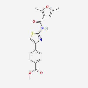 Methyl 4-(2-(2,5-dimethylfuran-3-carboxamido)thiazol-4-yl)benzoate