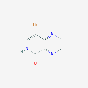 molecular formula C7H4BrN3O B2969821 8-Bromopyrido[3,4-b]pyrazin-5(6H)-one CAS No. 1590409-73-6