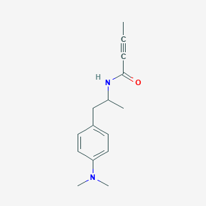 N-[1-[4-(Dimethylamino)phenyl]propan-2-yl]but-2-ynamide