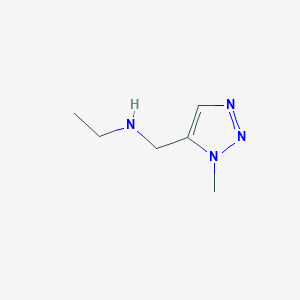 molecular formula C6H12N4 B2969876 N-[(3-Methyltriazol-4-yl)methyl]ethanamine CAS No. 1597300-38-3