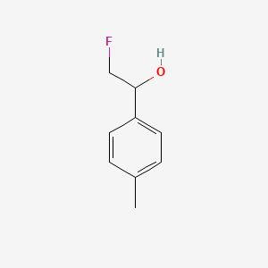 molecular formula C9H11FO B2969886 p-Methyl-alpha-(fluoromethyl)benzyl alcohol CAS No. 40733-96-8
