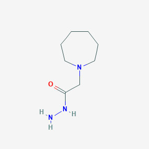 molecular formula C8H17N3O B2969889 2-Azepan-1-ylacetohydrazide CAS No. 7408-07-3