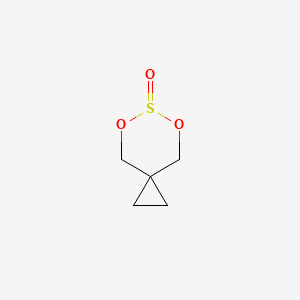 molecular formula C5H8O3S B2969940 5,7-Dioxa-6-thiaspiro[2.5]octane 6-oxide CAS No. 153493-52-8; 89729-09-9
