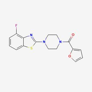 (4-(4-Fluorobenzo[d]thiazol-2-yl)piperazin-1-yl)(furan-2-yl)methanone
